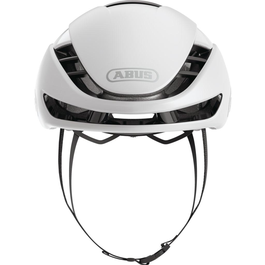 Abus Gamechanger 2.0 Aero Road Cycling Helmet (Polar White) | Cycling Gears Hub
