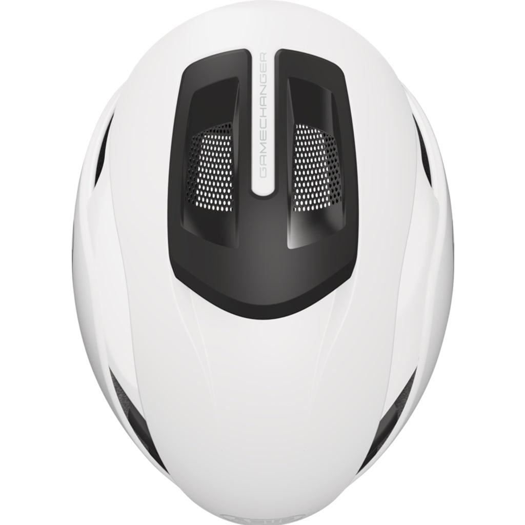 Abus Gamechanger 2.0 Aero Road Cycling Helmet (Polar White) | Cycling Gears Hub