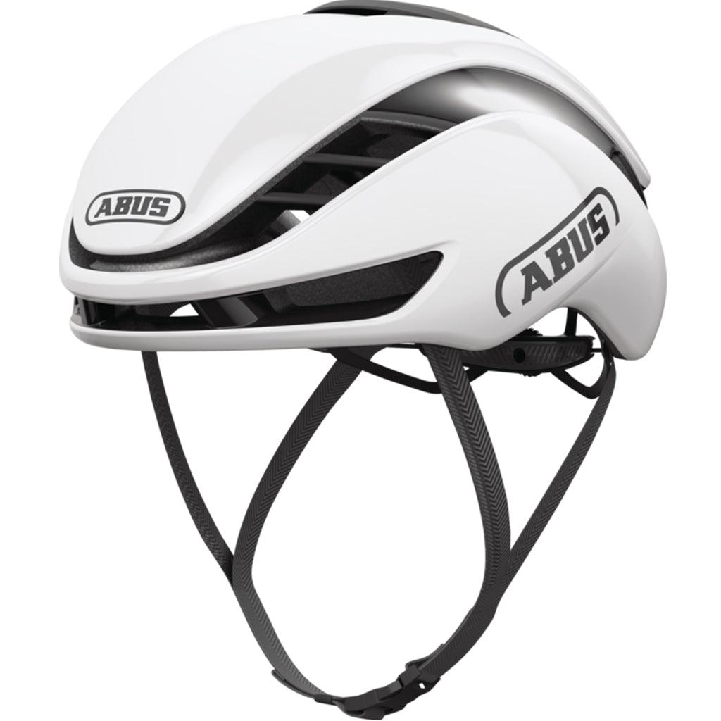 Abus Gamechanger 2.0 Aero Road Cycling Helmet (Shiny White) | Cycling Gears Hub