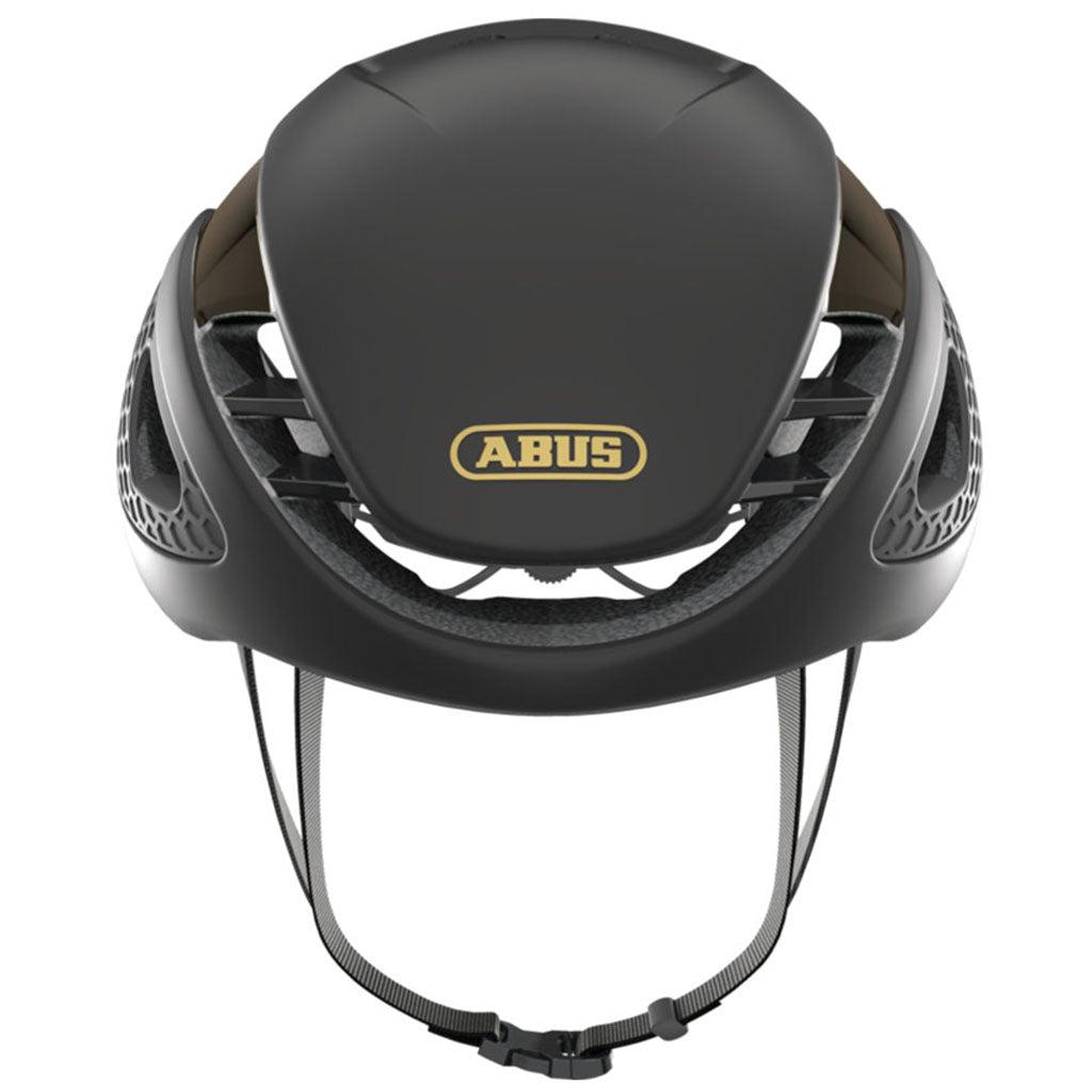 Abus Gamechanger Road Cycling Helmet (Black/Gold) | Cycling Gears Hub
