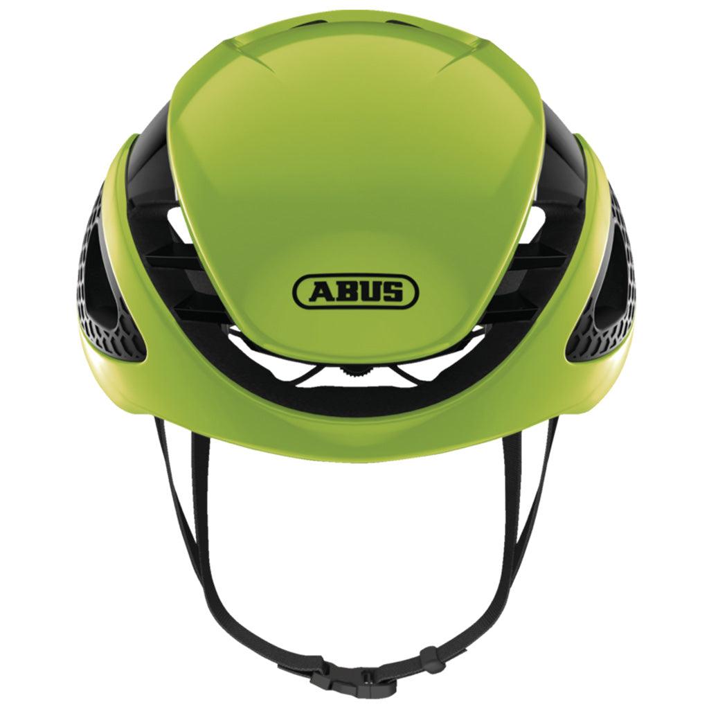 Abus Gamechanger Road Cycling Helmet (Neon Yellow) | Cycling Gears Hub
