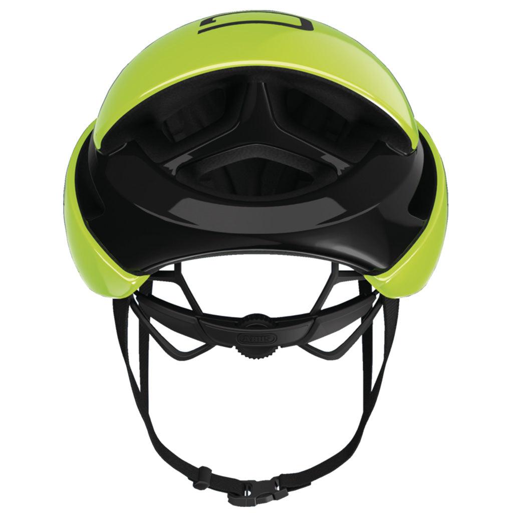 Abus Gamechanger Road Cycling Helmet (Neon Yellow) | Cycling Gears Hub