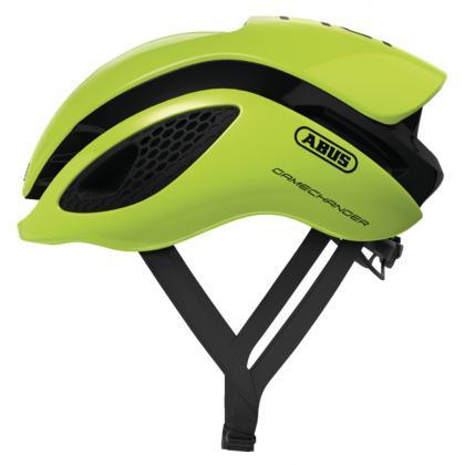 Abus Gamechanger Road Cycling Helmet (Neon Yellow) | Cycling Gears Hub - Cycling Gears Hub