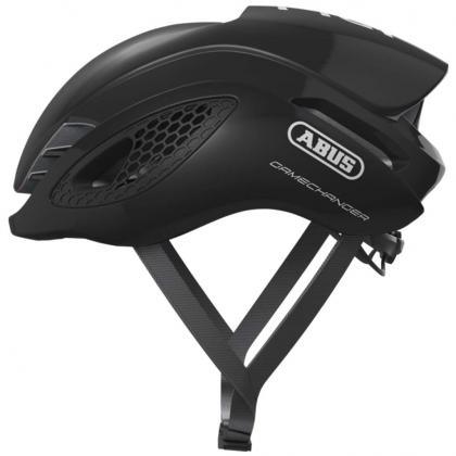 Abus Gamechanger Road Cycling Helmet (Shiny Black) | Cycling Gears Hub