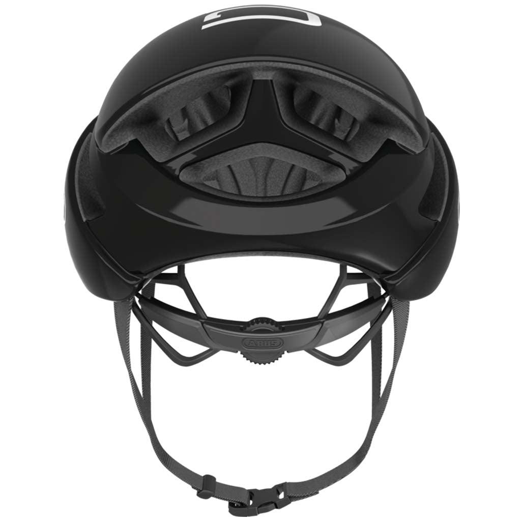 Abus Gamechanger Road Cycling Helmet (Shiny Black) | Cycling Gears Hub