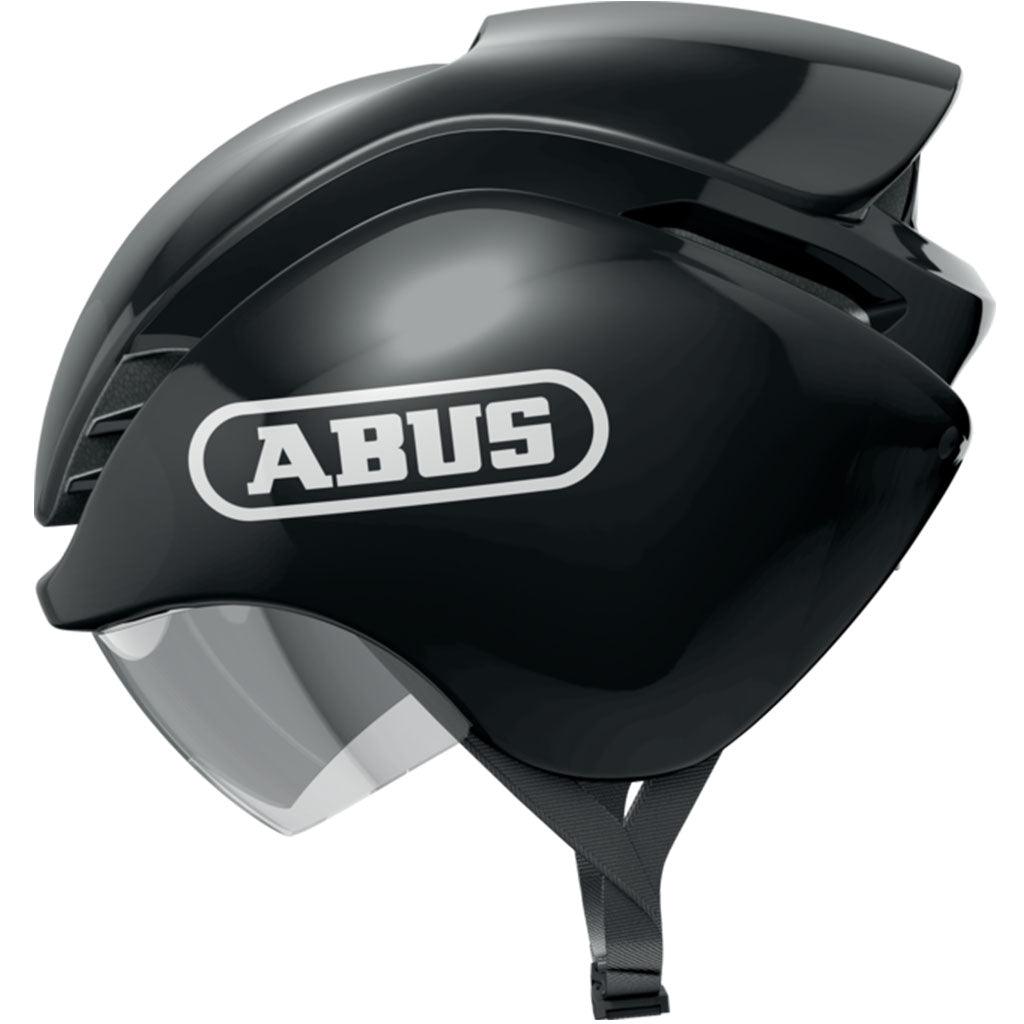 Abus Gamechanger Aero Road Helmet (Shiny Black) | Cycling Gears Hub