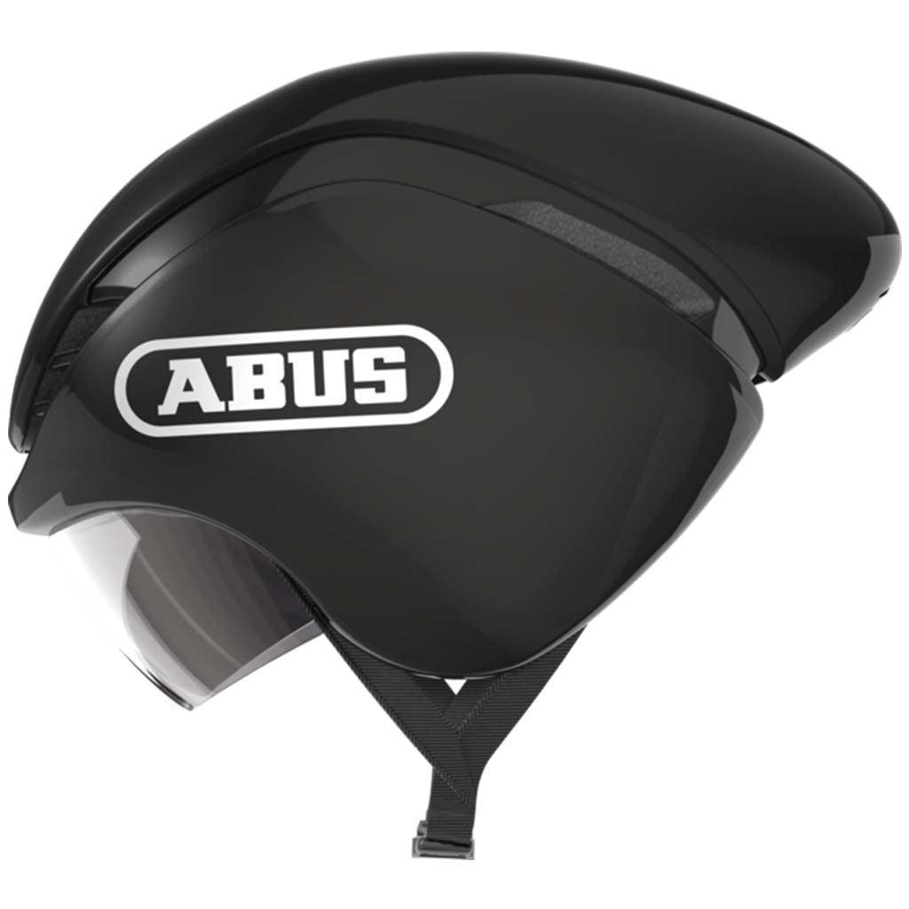 Abus Gamechanger Aero Road Cycling Helmet (Shiny Black) | Cycling Gears Hub