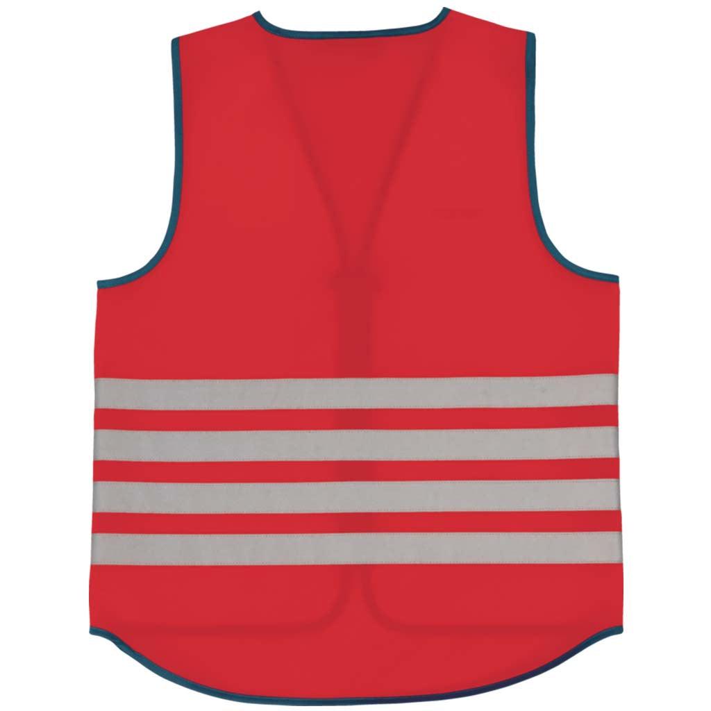 Abus Lumino Reflective Day Mens Cycling Vest (Red) | Cycling Gears Hub