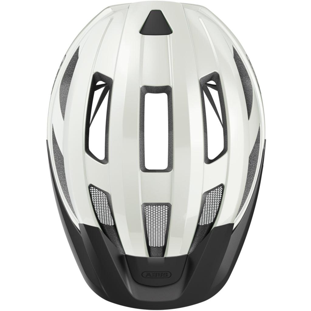 Abus Macator MIPS Road Cycling Helmet (Pearl White) | Cycling Gears Hub