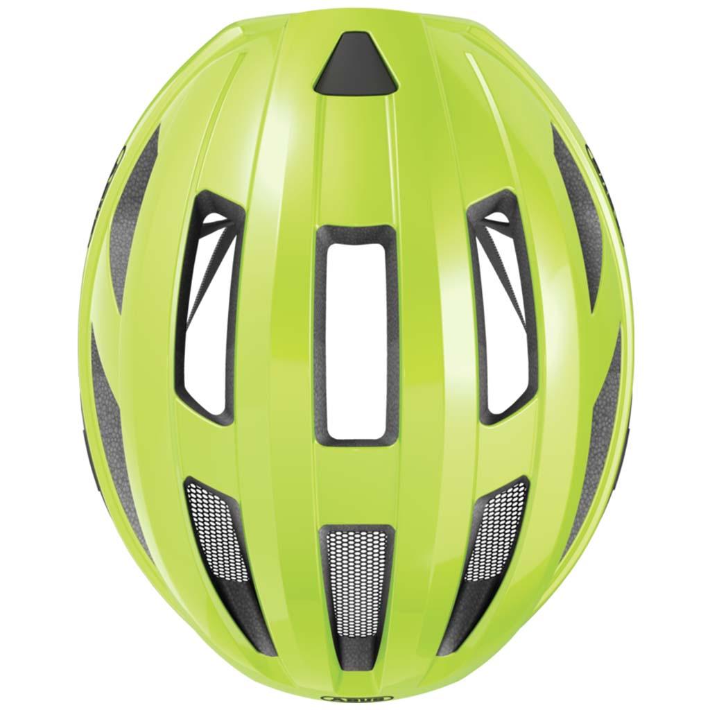 Abus Macator MIPS Road Cycling Helmet (Signal Yellow) | Cycling Gears Hub