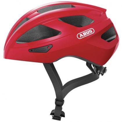 Abus Macator Road Cycling Helmet (Blaze Red) | Cycling Gears Hub
