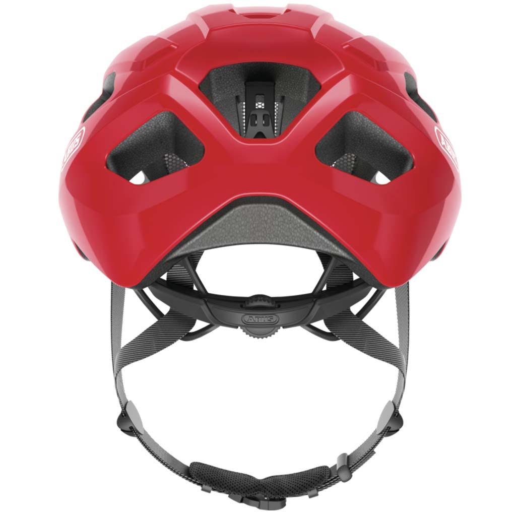 Abus Macator Road Cycling Helmet (Blaze Red) | Cycling Gears Hub