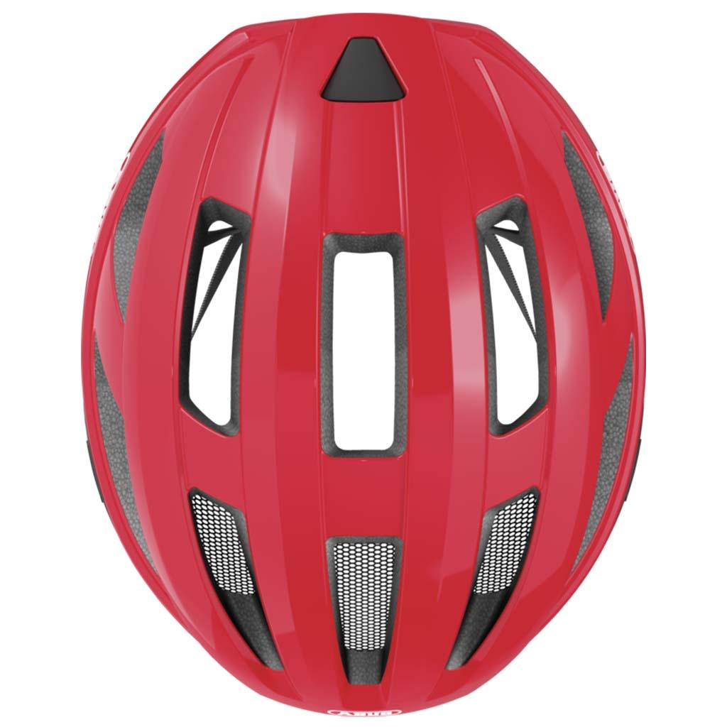 Abus Macator Road Cycling Helmet (Blaze Red) | Cycling Gears Hub