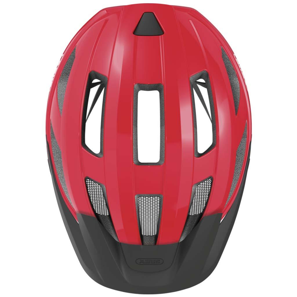 Abus Macator Road Cycling Helmet (Blaze Red) | Cycling Gears Hub