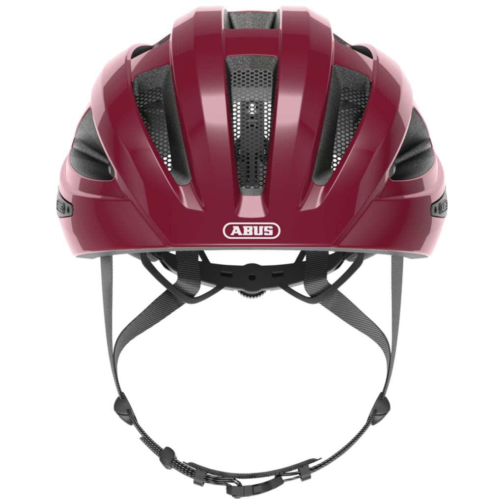 Abus Macator Road Cycling Helmet (Bordeaux Red) | Cycling Gears Hub