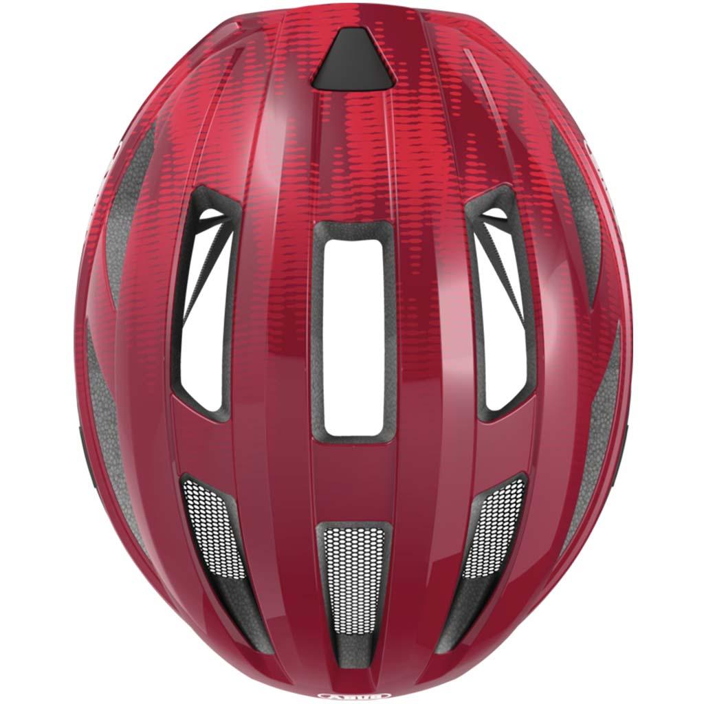 Abus Macator Road Cycling Helmet (Bordeaux Red) | Cycling Gears Hub