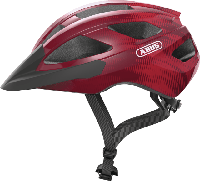 Abus Macator Road Cycling Helmet (Bordeaux Red) | Cycling Gears Hub - Cycling Gears Hub