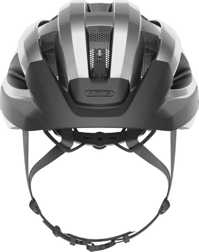 Abus Macator Road Cycling Helmet (Gleam Silver) | Cycling Gears Hub
