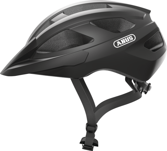 Abus Macator Road Cycling Helmet (Matt Black) | Cycling Gears Hub - Cycling Gears Hub