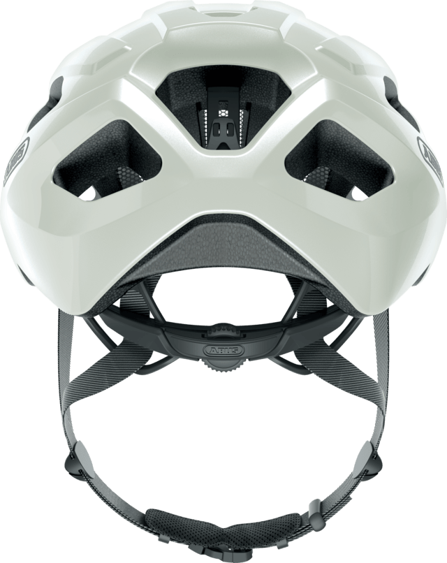Abus Macator Road Cycling Helmet (Pearl White) | Cycling Gears Hub