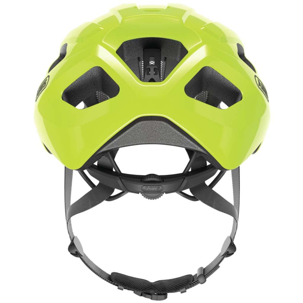Abus Macator Road Cycling Helmet (Signal Yellow) | Cycling Gears Hub