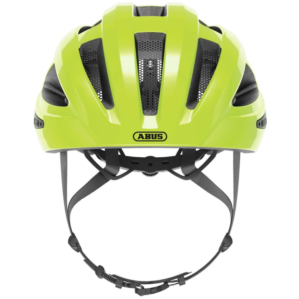 Abus Macator Road Cycling Helmet (Signal Yellow) | Cycling Gears Hub
