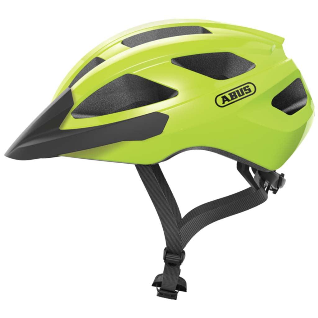 Abus Macator Road Cycling Helmet (Signal Yellow) | Cycling Gears Hub