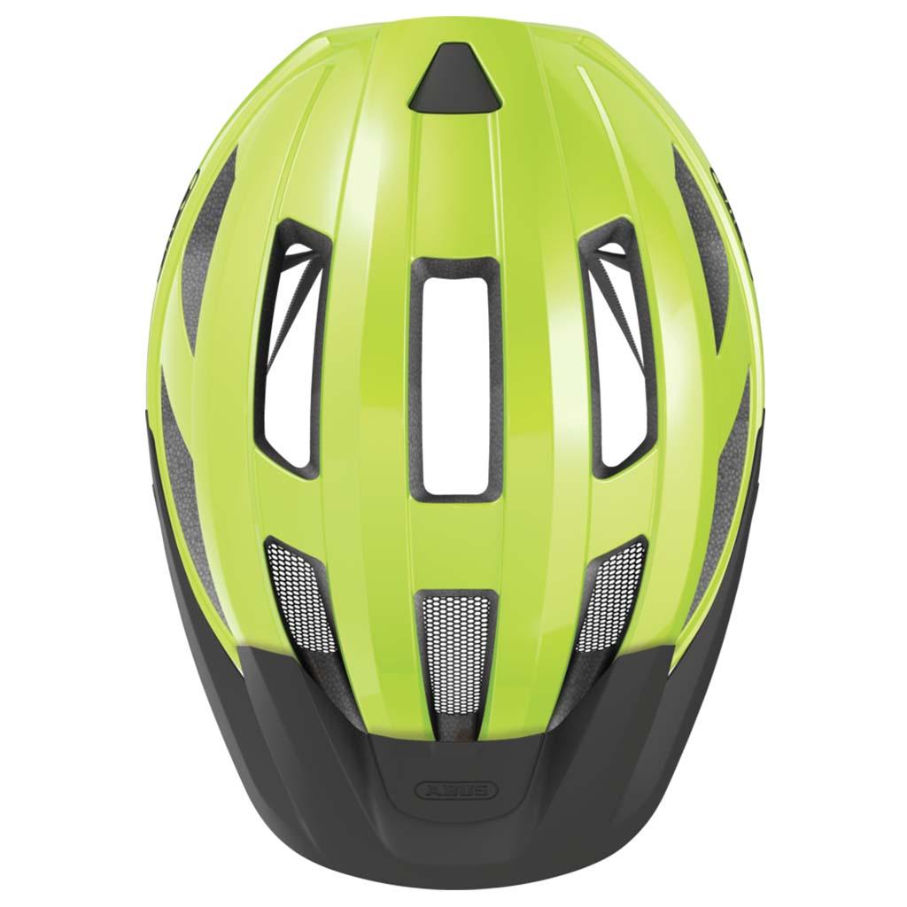 Abus Macator Road Cycling Helmet (Signal Yellow) | Cycling Gears Hub