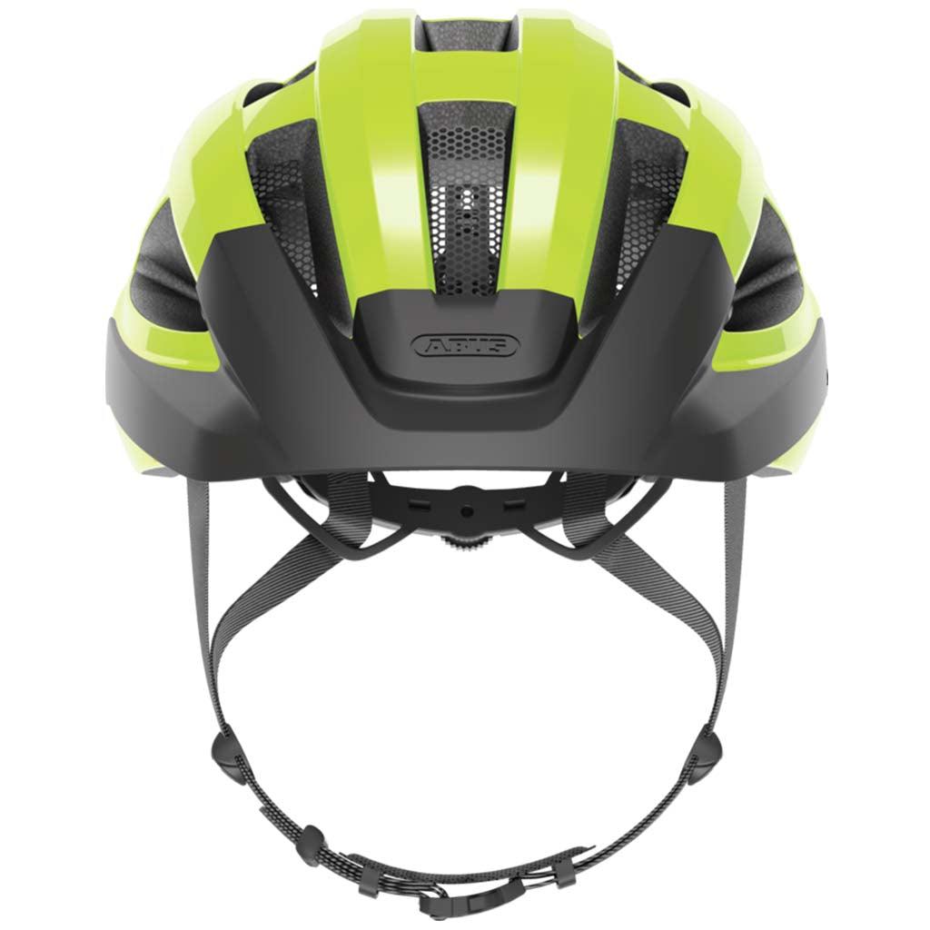 Abus Macator Road Cycling Helmet (Signal Yellow) | Cycling Gears Hub