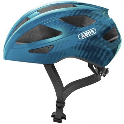 Abus Macator Road Cycling Helmet (Steel Blue) | Cycling Gears Hub