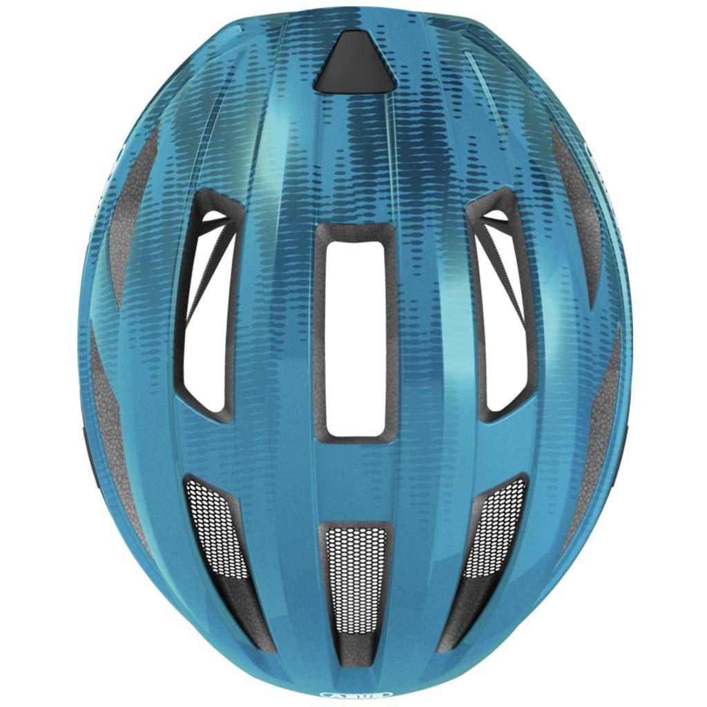 Abus Macator Road Cycling Helmet (Steel Blue) | Cycling Gears Hub