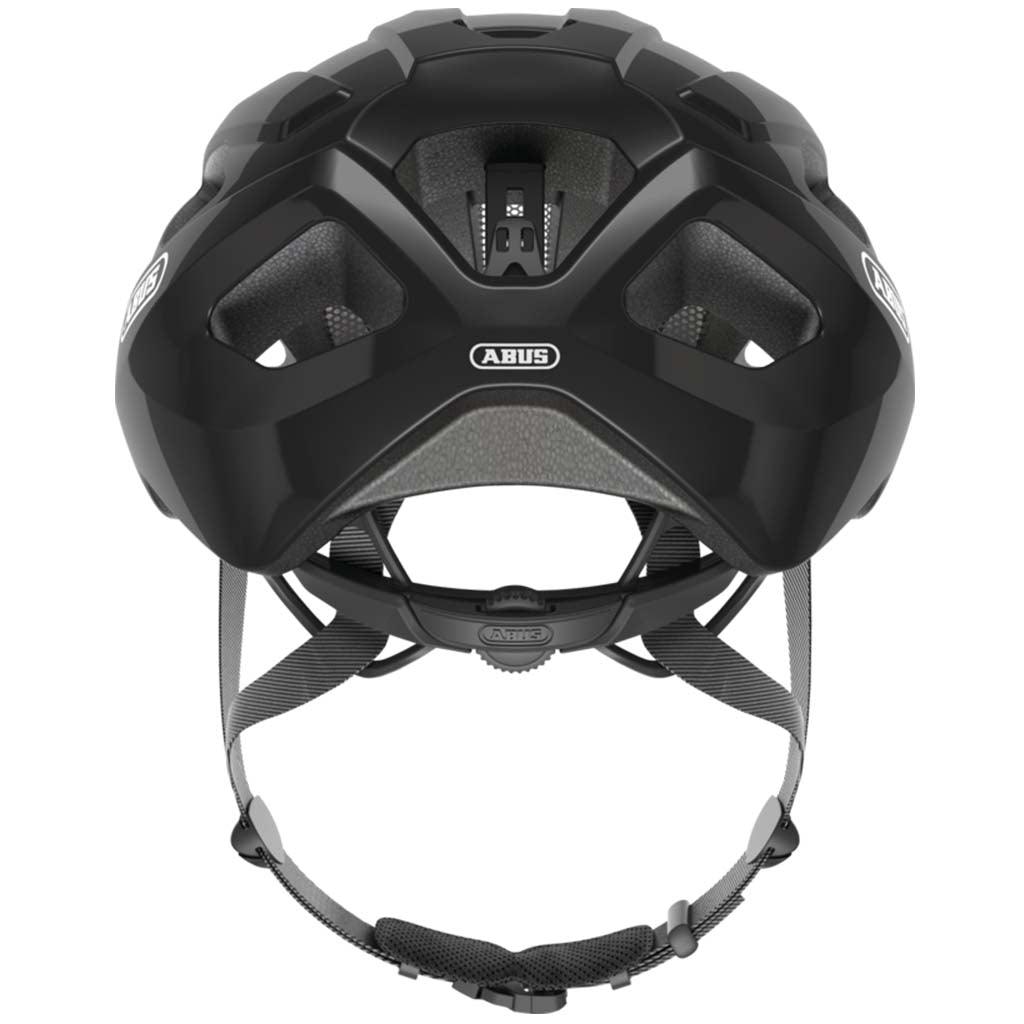 Abus Macator Road Cycling Helmet (Velvet Black) | Cycling Gears Hub