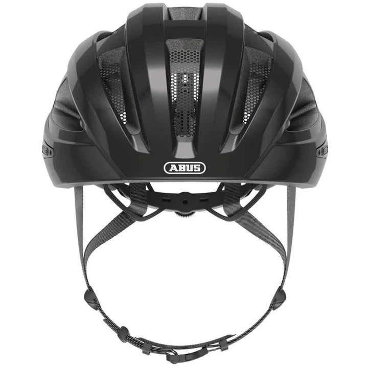 ABUS Macator Helmet – Velvet Black | Lightweight Road Cycling Helmet