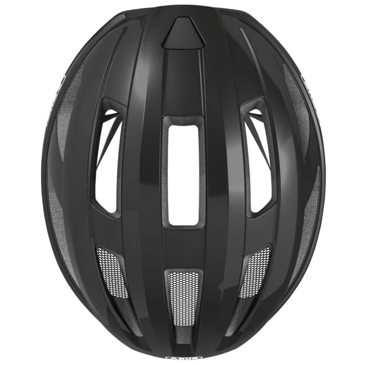 ABUS Macator Helmet – Velvet Black | Lightweight Road Cycling Helmet