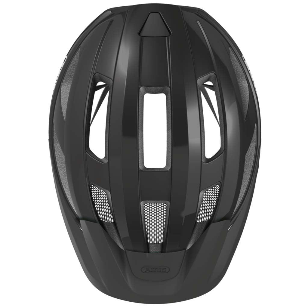 Abus Macator Road Cycling Helmet (Velvet Black) | Cycling Gears Hub