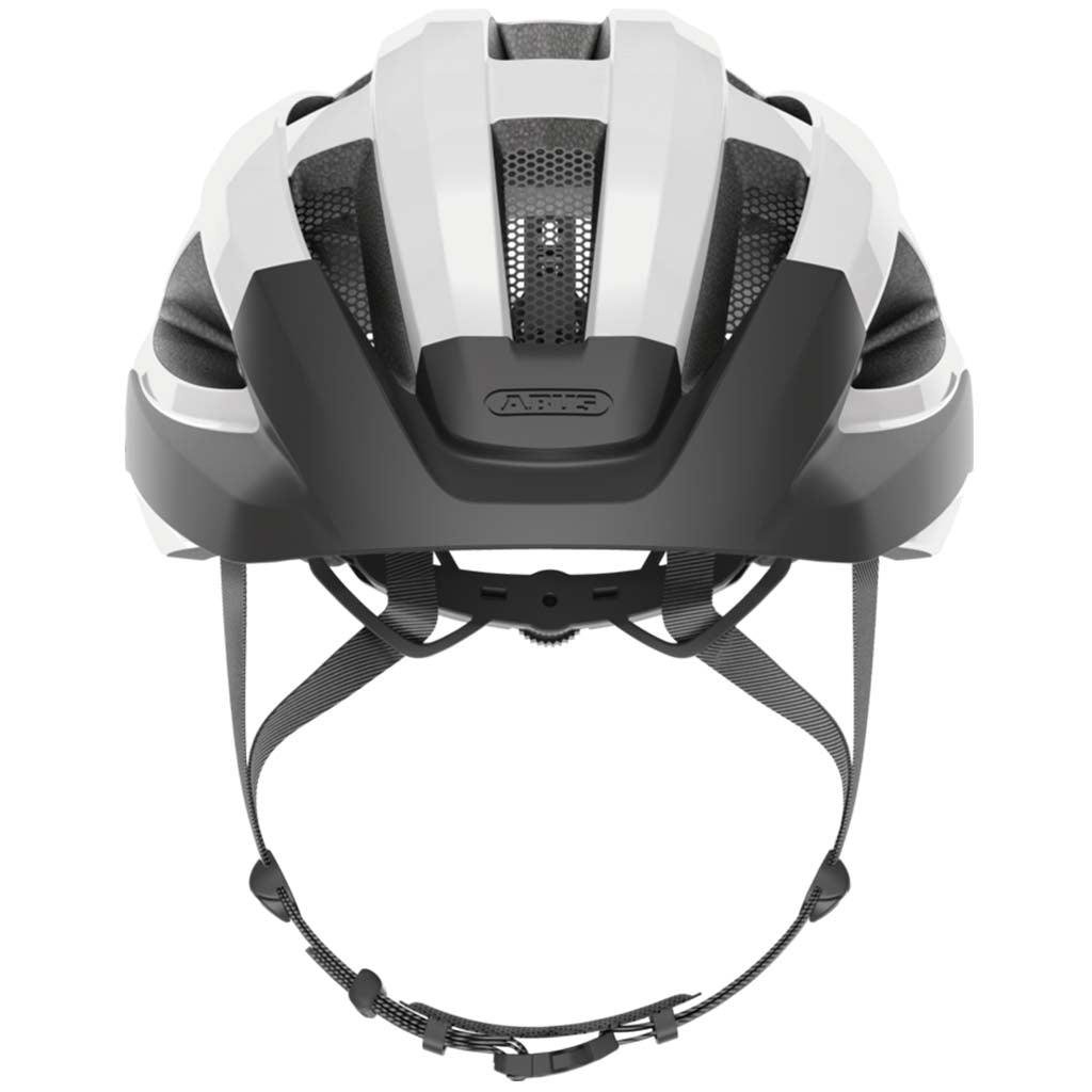 Abus Macator Road Cycling Helmet (White Silver) | Cycling Gears Hub