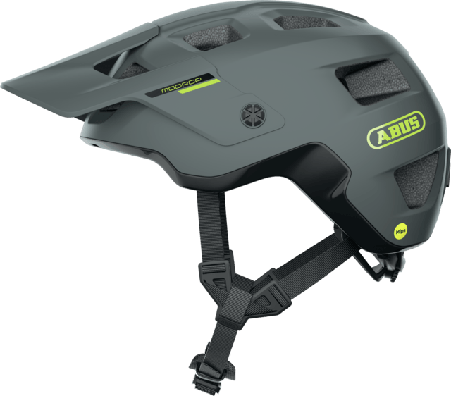 Abus Modrop MIPS MTB Cycling Helmet (Concrete Grey) | Cycling Gears Hub - Cycling Gears Hub