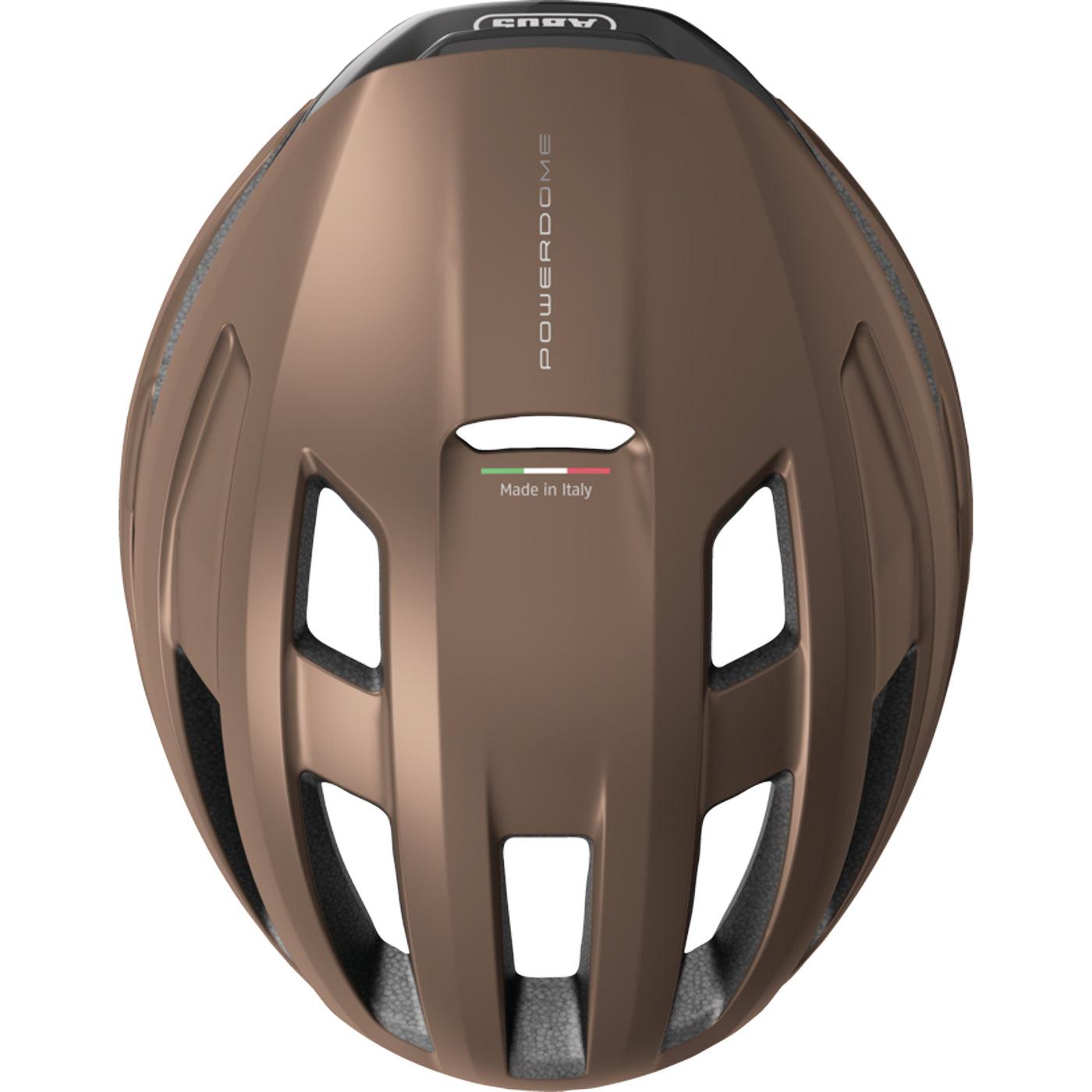 Abus Powerdome Ace Road Cycling Helmet (Metallic Copper) | Cycling Gears Hub
