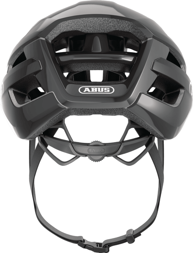 Abus Powerdome Road Cycling Helmet (Shiny Black) | Cycling Gears Hub