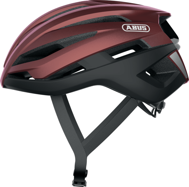 Abus Storm Chaser Road Cycling Helmet (Bloodmoob Red) | Cycling Gears Hub