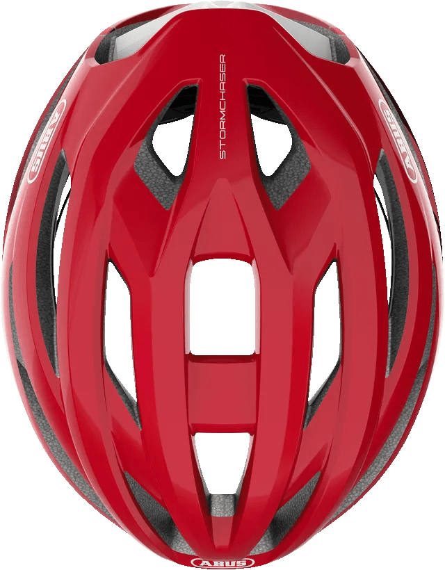 Abus Stormchaser Road Cycling Helmet (Blaze Red) | Cycling Gears Hub - Cycling Gears Hub