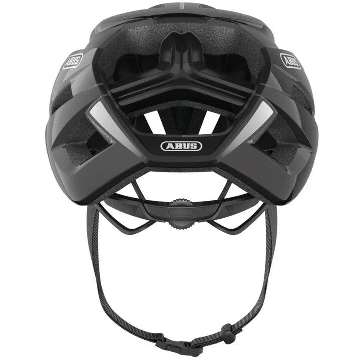 ABUS StormChaser Helmet – Shiny Black | Lightweight Aerodynamic Road Cycling Helmet