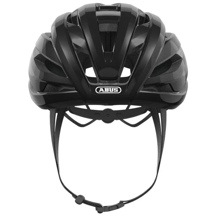 ABUS StormChaser Helmet – Shiny Black | Lightweight Aerodynamic Road Cycling Helmet