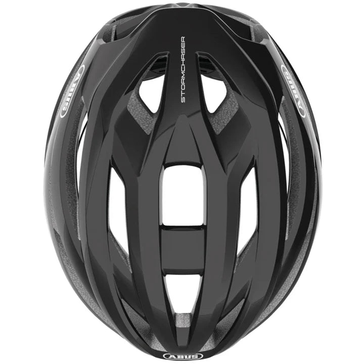 ABUS StormChaser Helmet – Shiny Black | Lightweight Aerodynamic Road Cycling Helmet