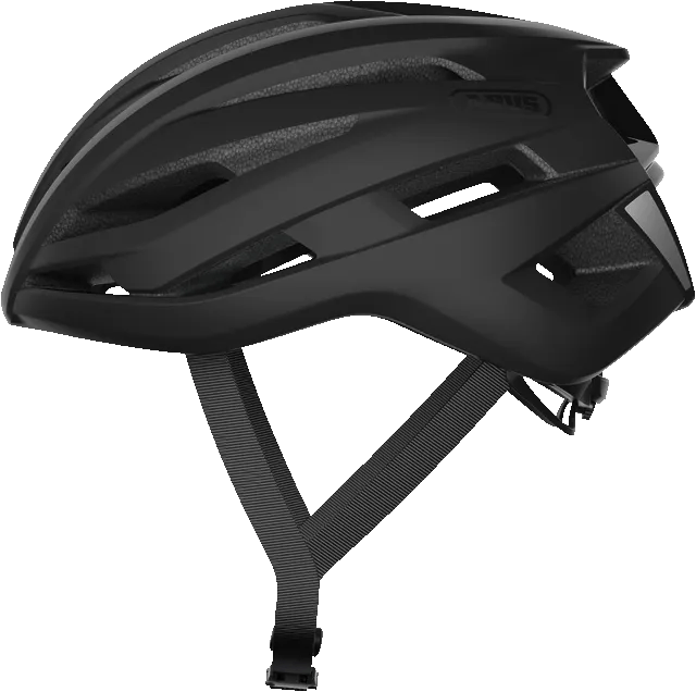 Abus Stormchaser Road Cycling Helmet (Velvet Black) | Cycling Gears Hub - Cycling Gears Hub