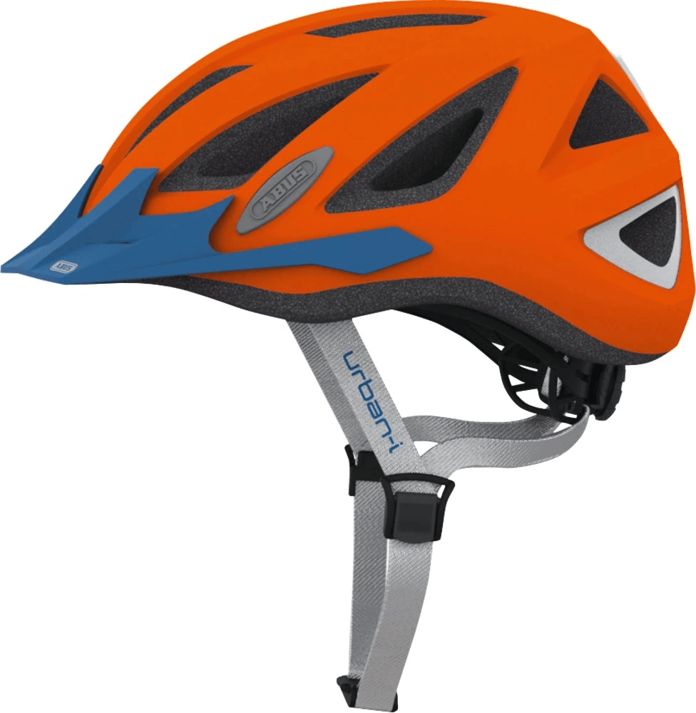Abus Urban-I 2.0 Commute Helmet (Neon Orange) | Cycling Gears Hub
