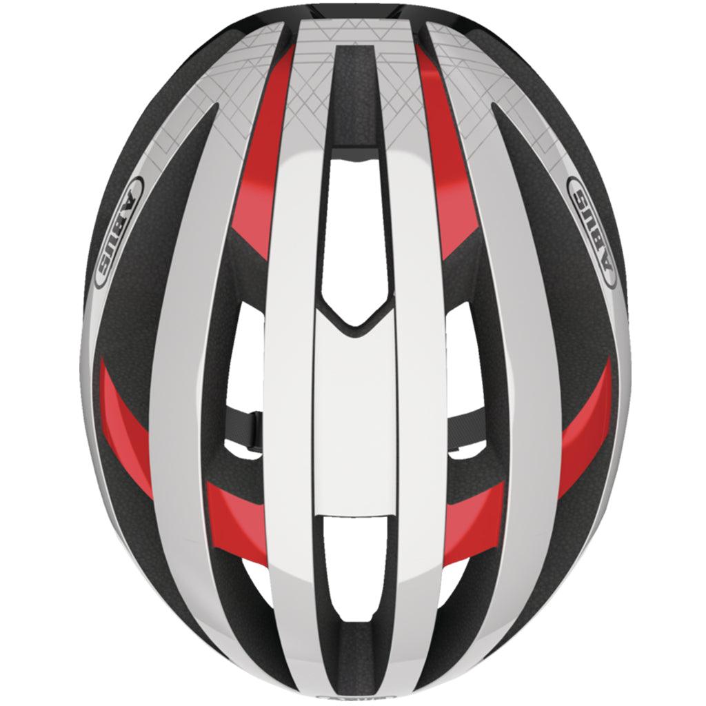 Abus Viantor Road Cycling Helmet (Blaze Red) | Cycling Gears Hub