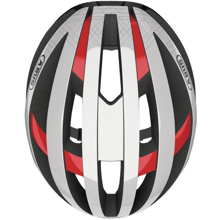 ABUS Viantor Helmet – Blaze Red | Lightweight Road Cycling Helmet | Pro-Level Ventilation