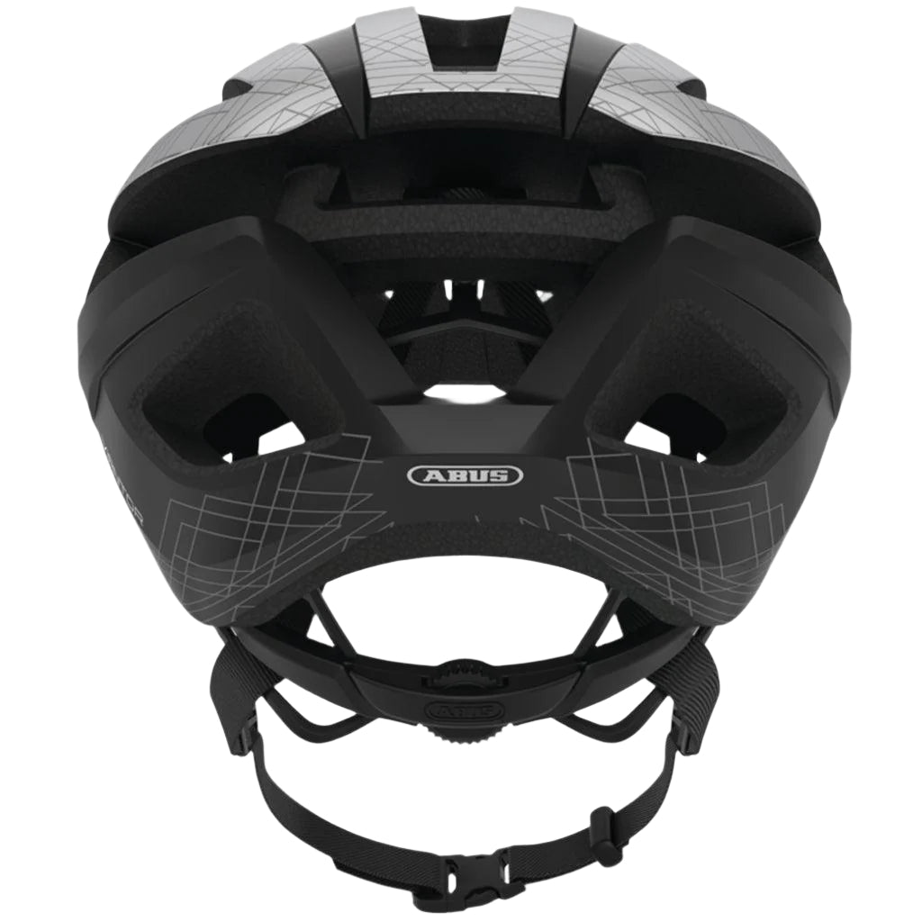 Abus Viantor Road Cycling Helmet (Gleam Silver) | Cycling Gears Hub