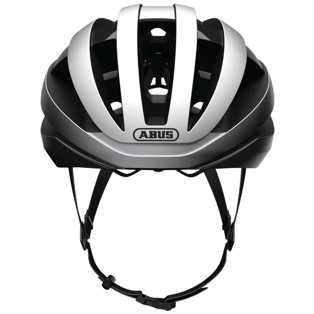 Abus Viantor Road Cycling Helmet (Gleam Silver) | Cycling Gears Hub